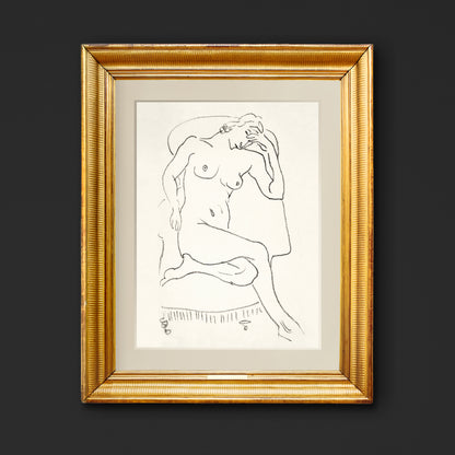 Nude Woman In Chair